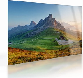 Üveg kép - Dolomitok (70x50 cm)