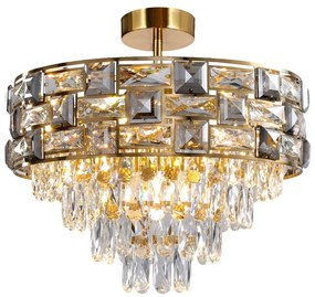 MILAGRO ML8894 LUXURIA Kristály Mennyezeti Lámpa Arany E14 IP20