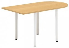 Kisasztal 80 x 150 cm, tárgyalóasztal, ProOffice A, dió
