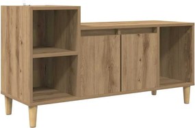 vidaXL TV szekrény Artisan tölgy 100 x 35 x 55 cm Faanyag