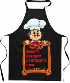 Konyhai kötény Az étel művészet – Idézet