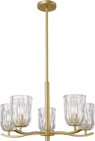 ZUMA LINE P0590-05B-V7AC TAZZA Klasszikus Csillár Arany E14 IP20
