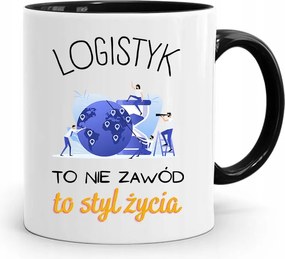 Logisztikai Bögre Fekete Születésnapi Ajándék fényképes nyomtatással