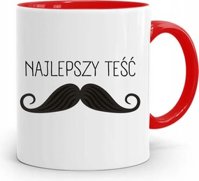 Piros Bögre Apósnak Legjobb Após Ajándék fényképes nyomtatással