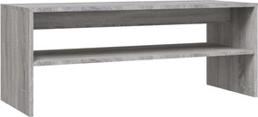vidaXL szürke sonoma szerelt fa dohányzóasztal 100 x 40 x 40 cm