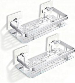 2 Db-os Akasztós Polc Szett Öntapadós Loft Fali