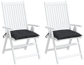 2 db fekete oxford szövet raklappárna 50 x 50 x 7 cm