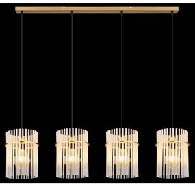 Globo 15698-4HM - Csillár zsinóron GORLEY 4xE27/60W/230V arany