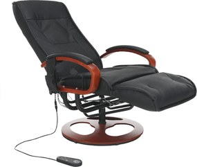 Masszázsfotel, fekete, ARTUŠ 2