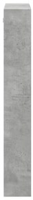 betonszürke szerelt fa faliszekrény 50 x 15 x 100 cm