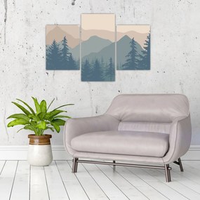 Kép - Türkiz hegység N⁰2 (90x60 cm)