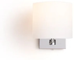 RENDL R11979 PENTHOUSE fali lámpa, dekoratív fehér PVC króm