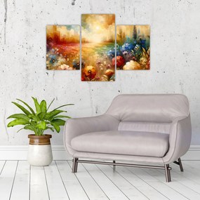Kép - Színes rét (90x60 cm)