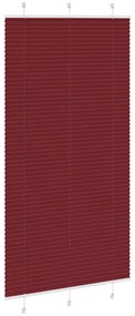 pliszírozott redőny Bordeaux piros 110x200 cm szövetszélesség