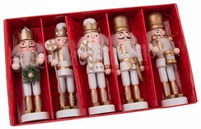 Fa karácsonyfadísz készlet 4 db-os 12,5 cm – Dakls