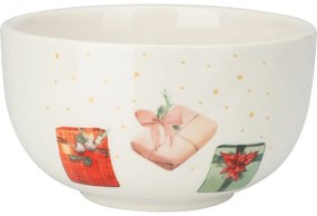 Karácsonyi ajándékok karácsonyi porcelán tálka, 500 ml