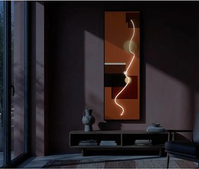 Nyomtatott keretezett vászon kép 50x150 cm LED – Mauro Ferretti