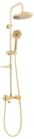 REA-P7006 - LUIS zuhanyszett arany kivitelben, csapteleppel