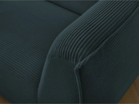Sötétkék kordbársony kanapé 242 cm Giorgia – Bobochic Paris