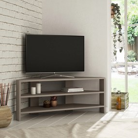 TV szekrény "THALES Corner"114x45x36cm, világos mokka