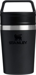 Fekete rozsdamentes acél termobögre 230 ml Café-To-Go Travel Mug Black 2.0 – Stanley