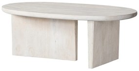 Natúr színű mangófa dohányzóasztal 110x60 cm Seam – WOOOD