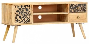 tömör mangófa TV-szekrény 100 x 30 x 45 cm