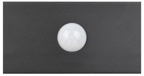 Napelemes LED fali kültéri lámpa (magasság 6 cm) Bilbao – Trio