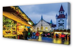 Canvas képek Németország Old Market szabadság 125x50 cm