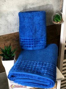 Exkluzív frottír törülköző - kék 50x90 cm A törülközők mérete: 50x90 cm