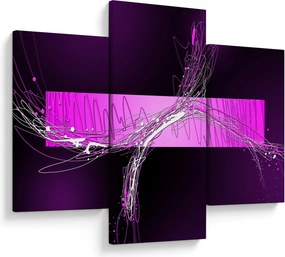 Absztrakt kép (90x60 cm)