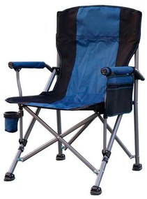 Leziter Comfort karfás horgász szék pohártartóval kék