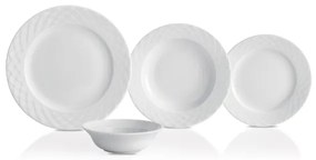 24 darabos fehér/porcelán étkészlet