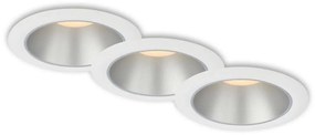 Briloner 7041-036 - KÉSZLET 3x LED Fürdőszobai beépíthető lámpa LED/4,9W/230V fehér