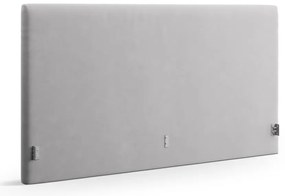 Világosszürke kárpitozott ágytámla 210,5x100 cm Remo – Micadoni