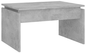Betonszürke szerelt fa dohányzóasztal 68 x 50 x 38 cm