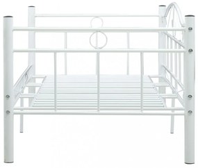 fehér fém kanapéágy-keret 90 x 200 cm