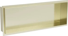 Mexen X-Wall-NR falcosan mélyedéses polc perem nélkül, 60 x 20 cm, arany szálcsiszolt - 1951602010