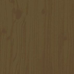 mézbarna tömör fenyőfa kerti pad 109 x 48 x 91,5 cm