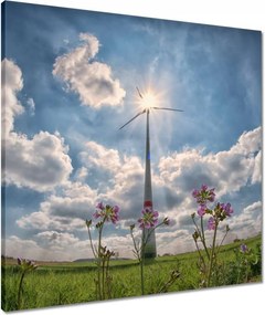 Vászonkép 60x60 Megújuló energia Szél