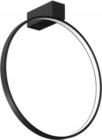 Fekete kör fali lámpa 27 cm Led 3000K Agaro 4306 Antigo