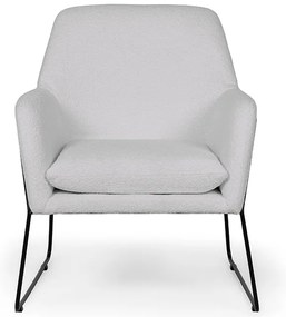 Szürke design karosszék MILAN
