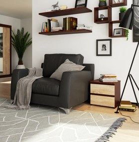 Éjjeliszekrény Cleania CL2 (wenge + szonoma tölgy). Akció -19%. 1069378