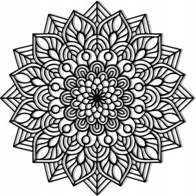 Mandala 50cm Fali Dekoráció Tömör 3D szoba nappali dekoráció Gyönyörű