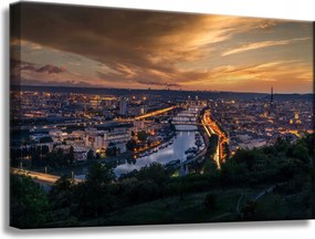 Vászonkép Építészet Rouen Este 60X40