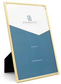 Aranyszínű fém álló-fali képkeret 21x31 cm Decora – Zilverstad