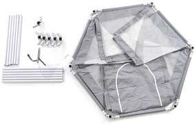 Játékkarám 120 cm szürke