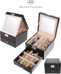 Ékszerszervező doboz Beautylushh fekete