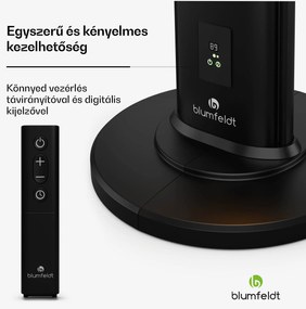 Blumfeldt BlazeTower infravörös hősugárzó, 3000 W, kültéri, 3 fokozat, IP45, távirányító, időzítő