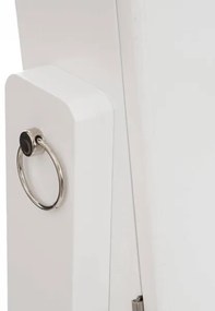 Atmosphera - álló tükör ékszertartóval KRISTIN 146,8x37 cm fehér